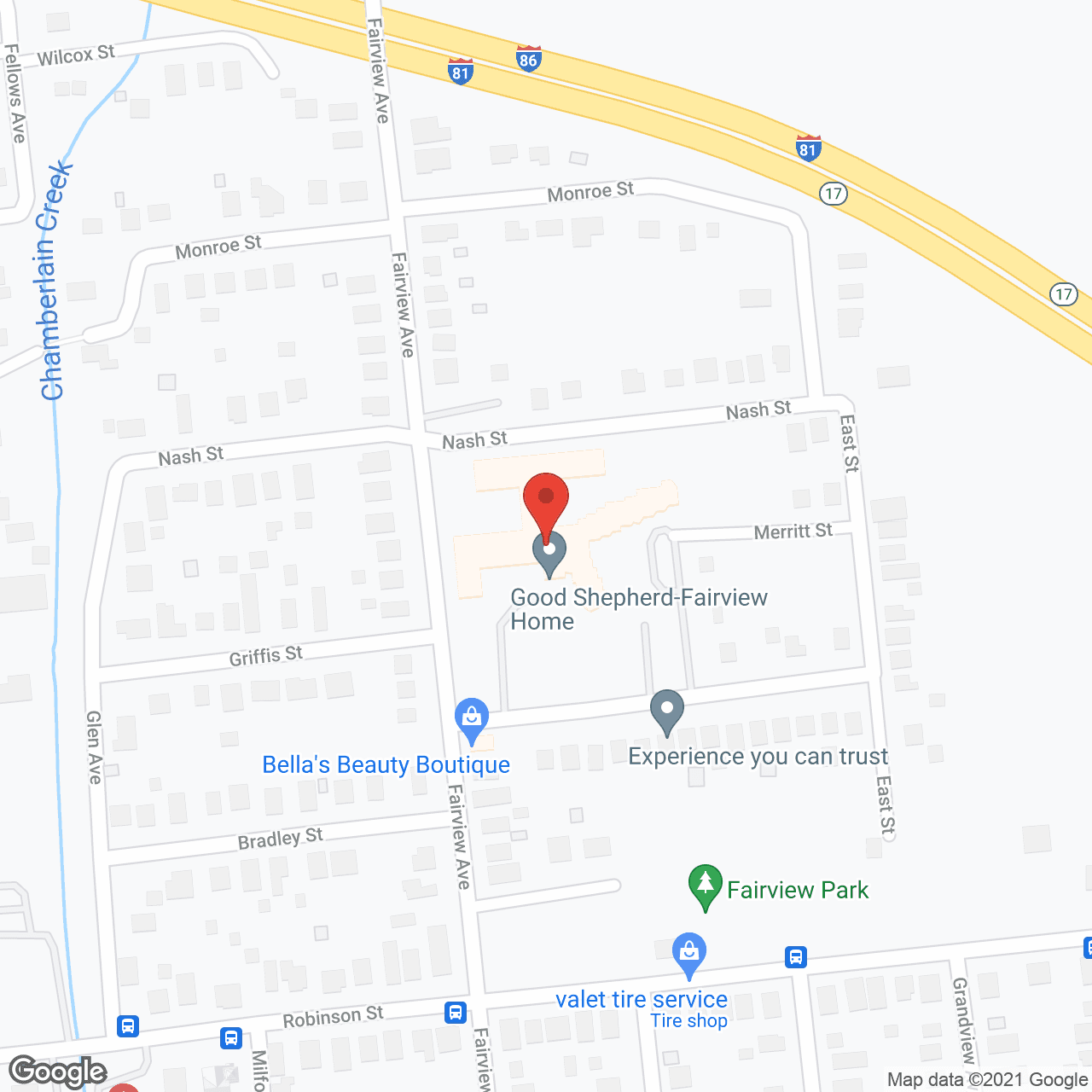 Map of the neighborhood around Good Shepherd-Fairview Home