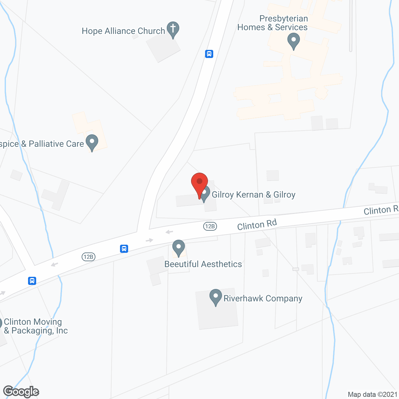 Map of the neighborhood around Presbyterian Homes & Svc