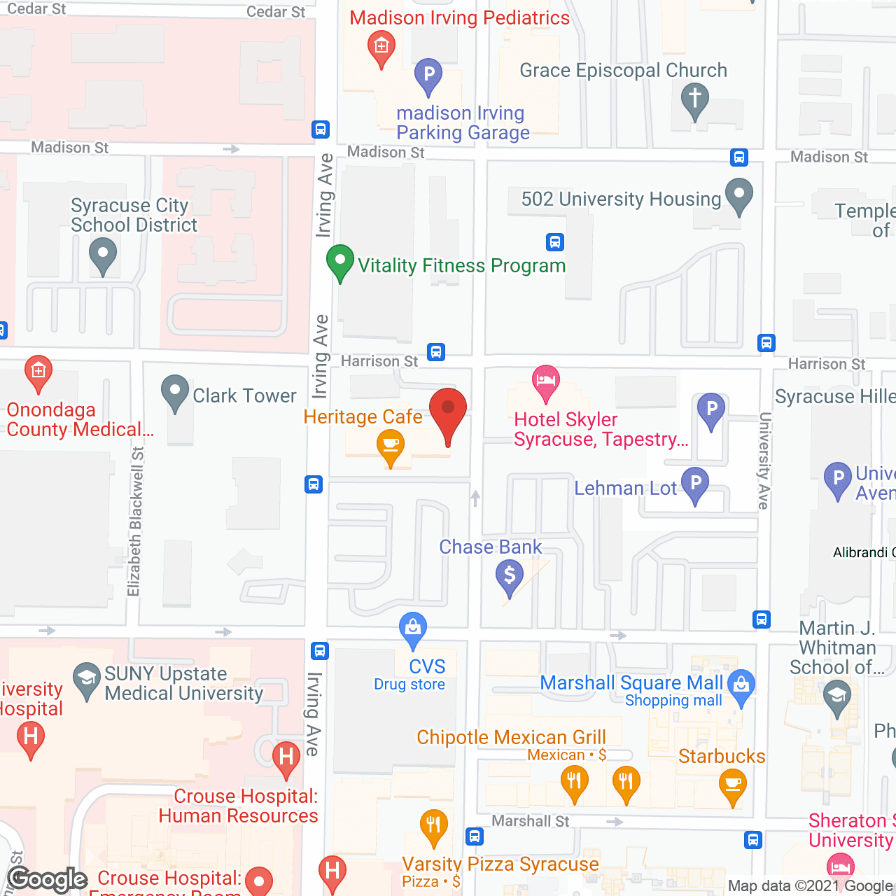 Map of the neighborhood around Enriched Resources for Independent Elderly