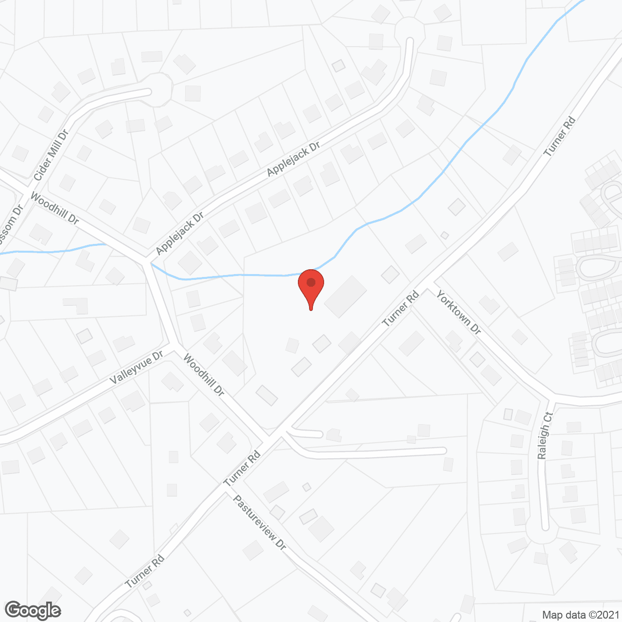 Map of the neighborhood around Timpani Care Home