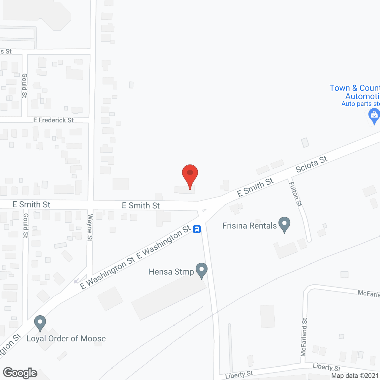 Map of the neighborhood around Groves Family Personal Care Home LLC
