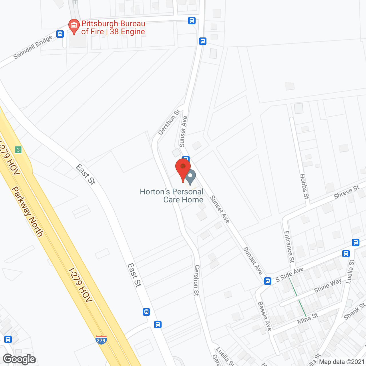 Map of the neighborhood around Personal Care Home