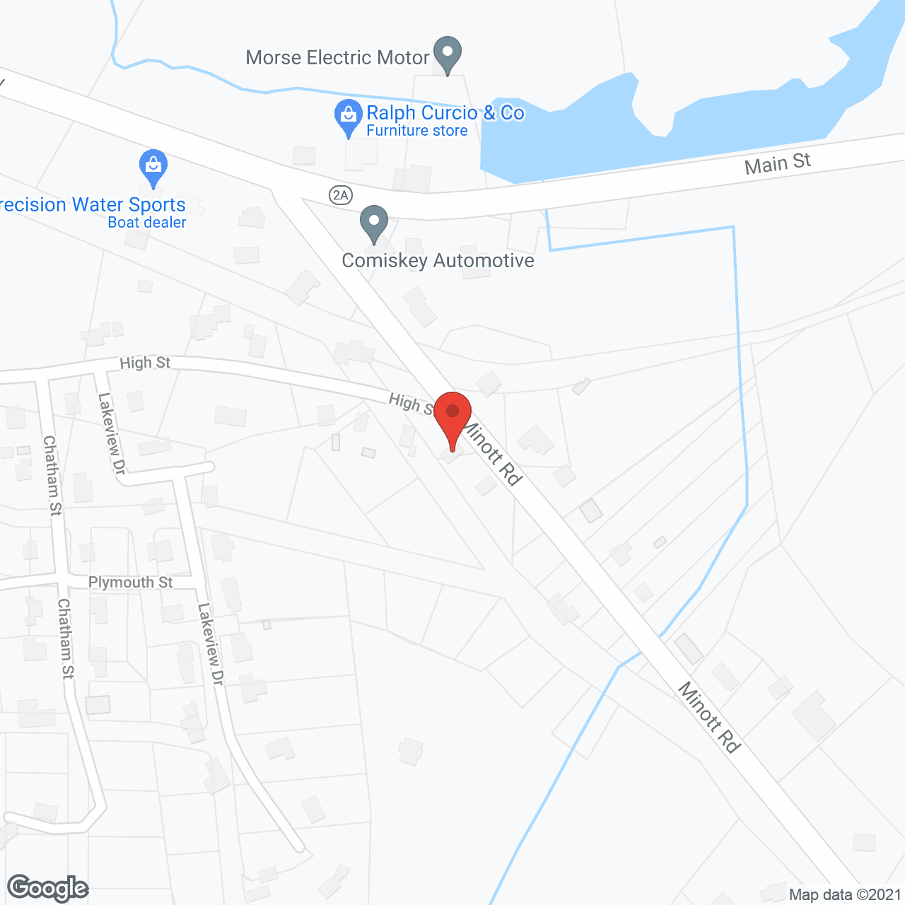 Map of the neighborhood around Forest Manor Rest Home