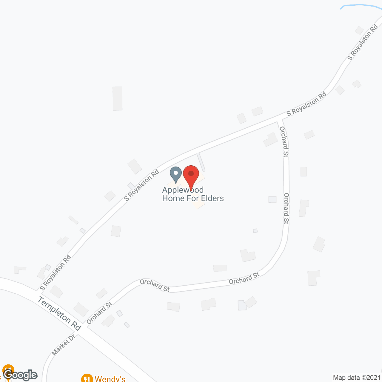 Map of the neighborhood around Applewood Home For Elders