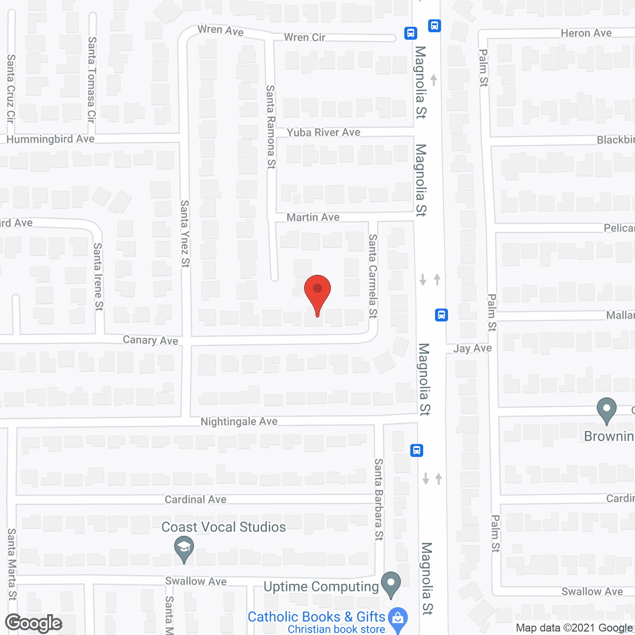 Map of the neighborhood around Assured Horizons VII