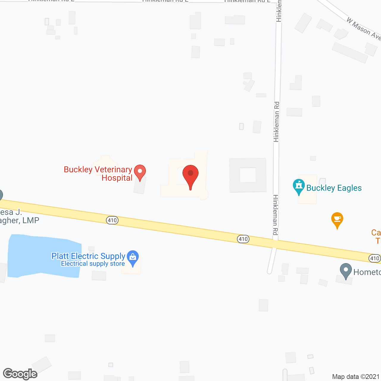 Map of the neighborhood around Heritage House Buckley