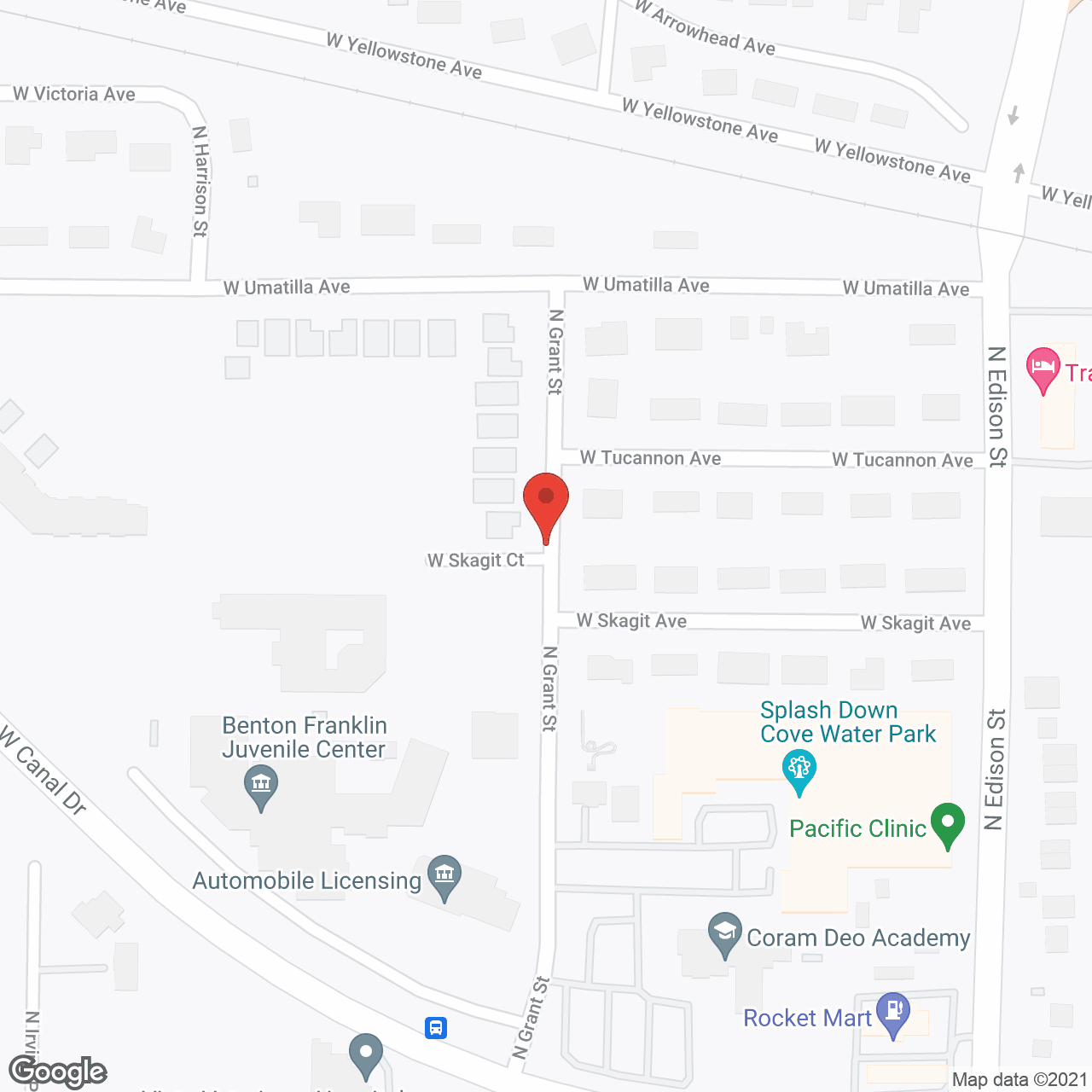 Map of the neighborhood around Callaway Gardens Alzheimer's Special Care Center