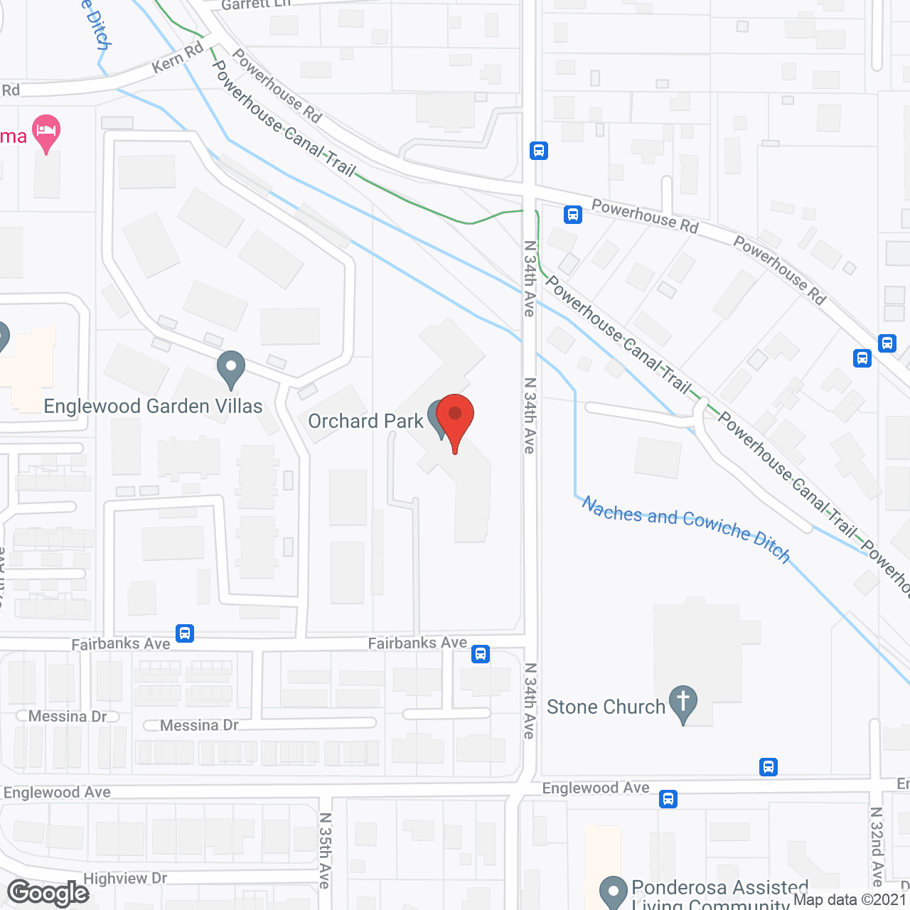 Map of the neighborhood around Holiday Orchard Park