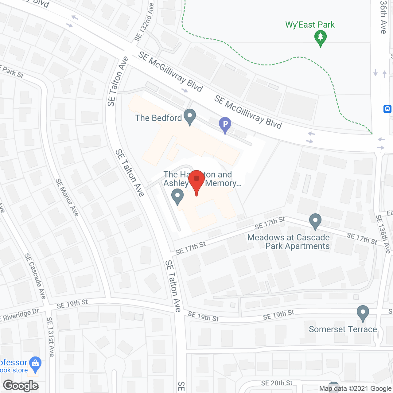 Map of the neighborhood around The Hampton and Ashley Inn