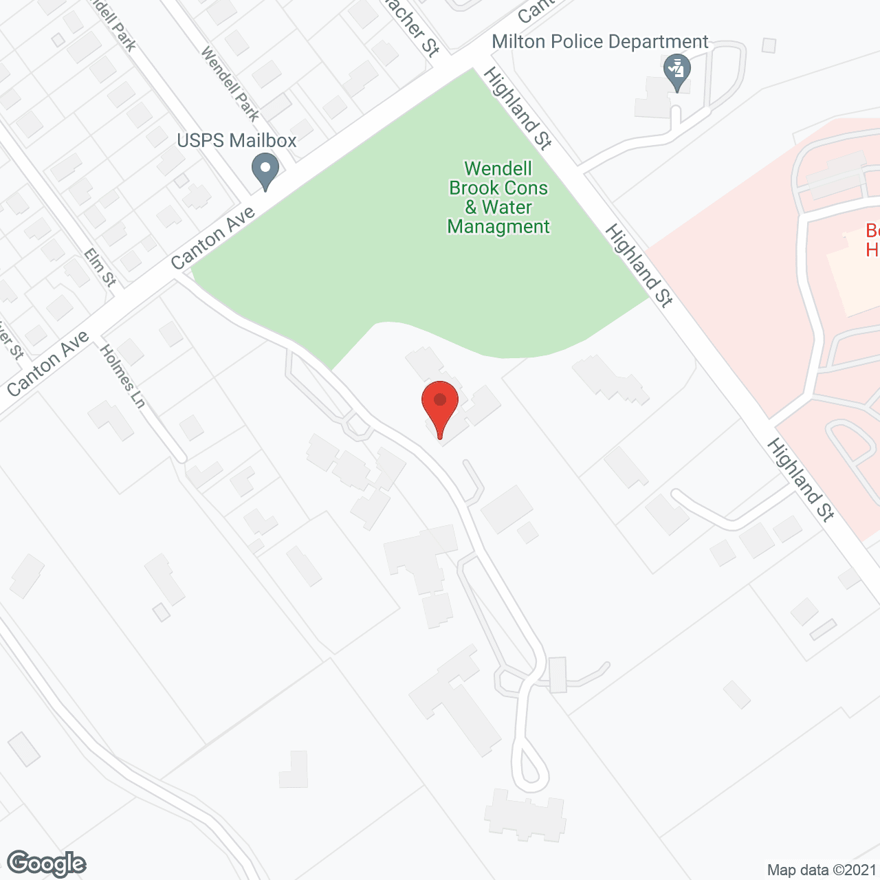 Map of the neighborhood around Winter Valley Residences Inc