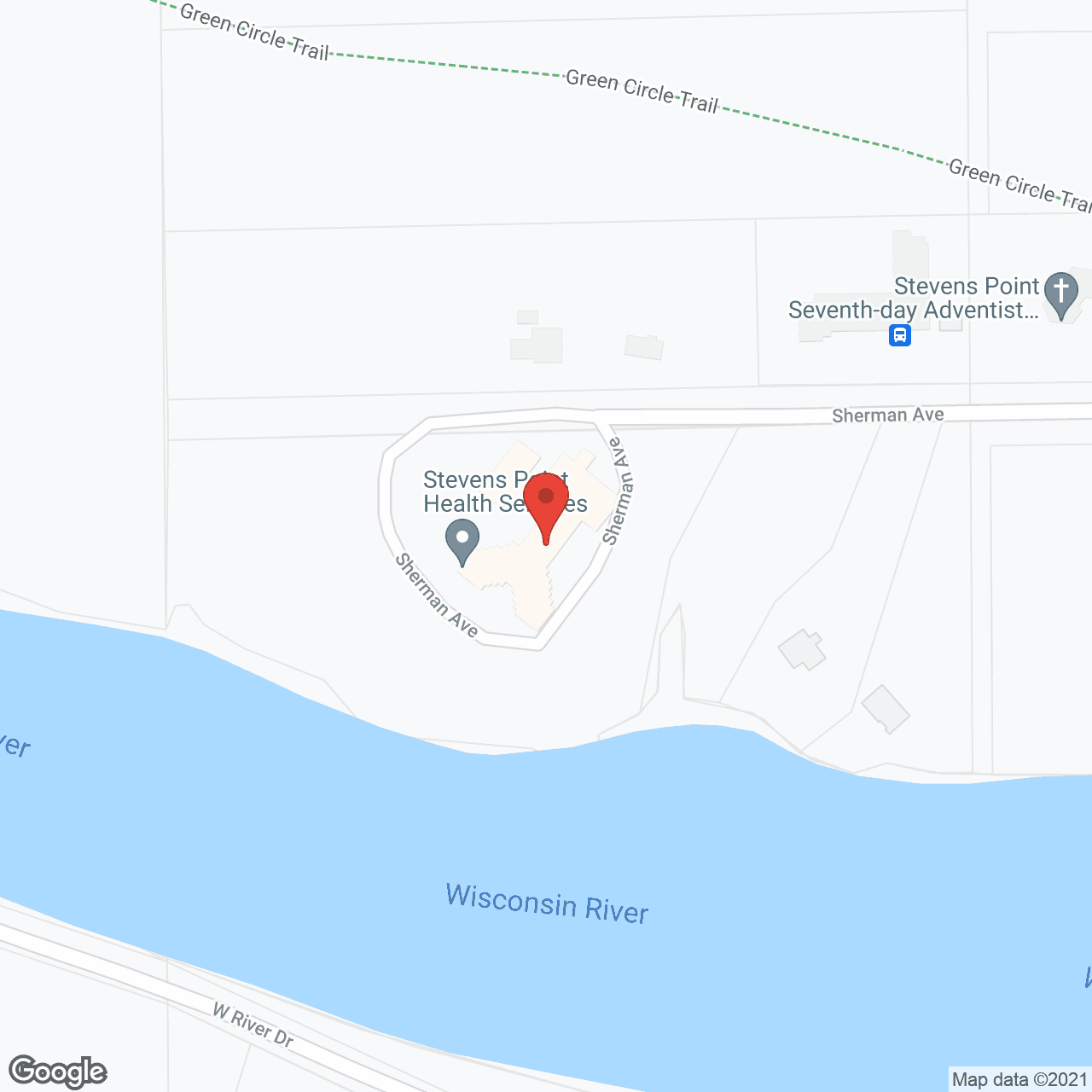 Map of the neighborhood around Point Manor Assisted Living