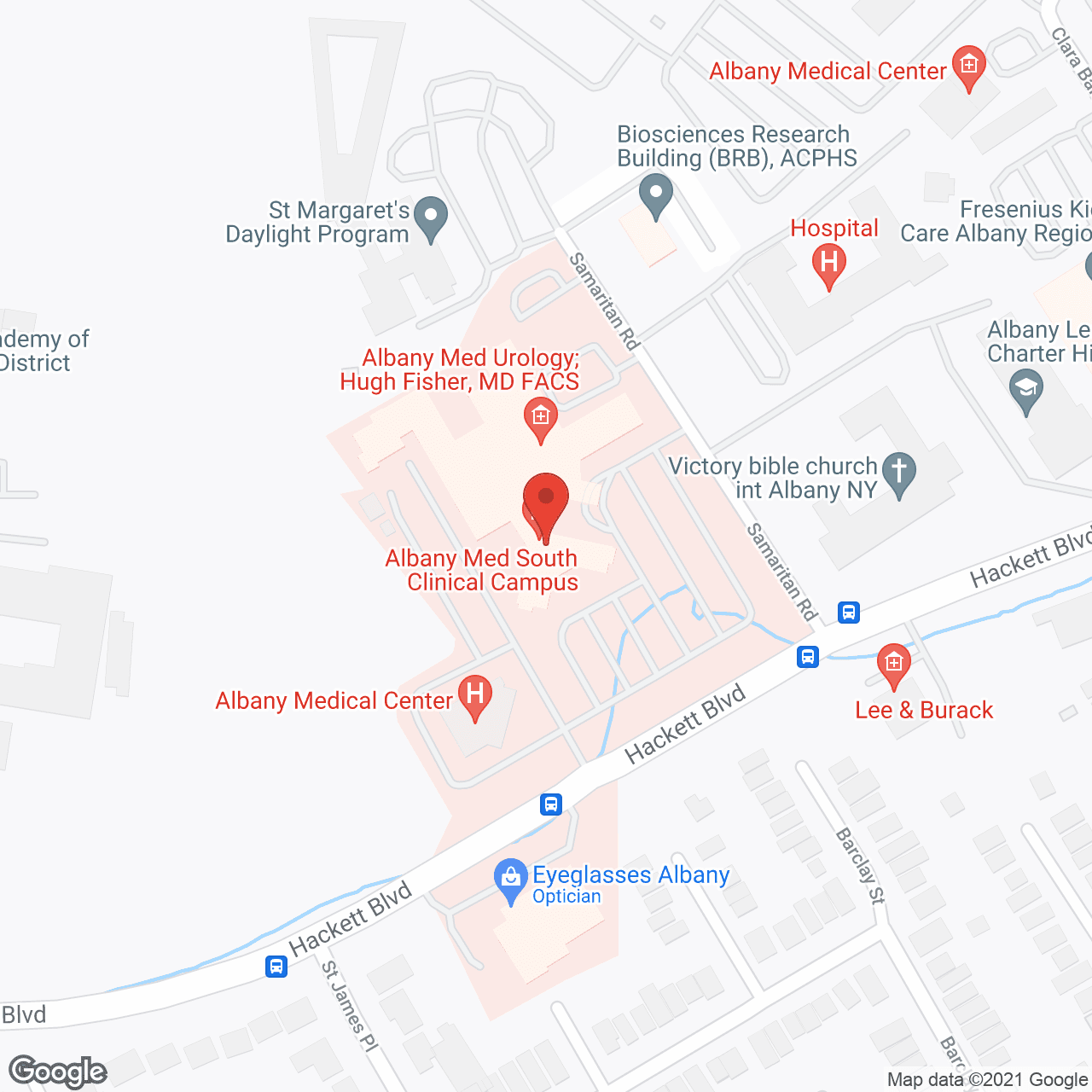 Map of the neighborhood around Child's Nursing Home