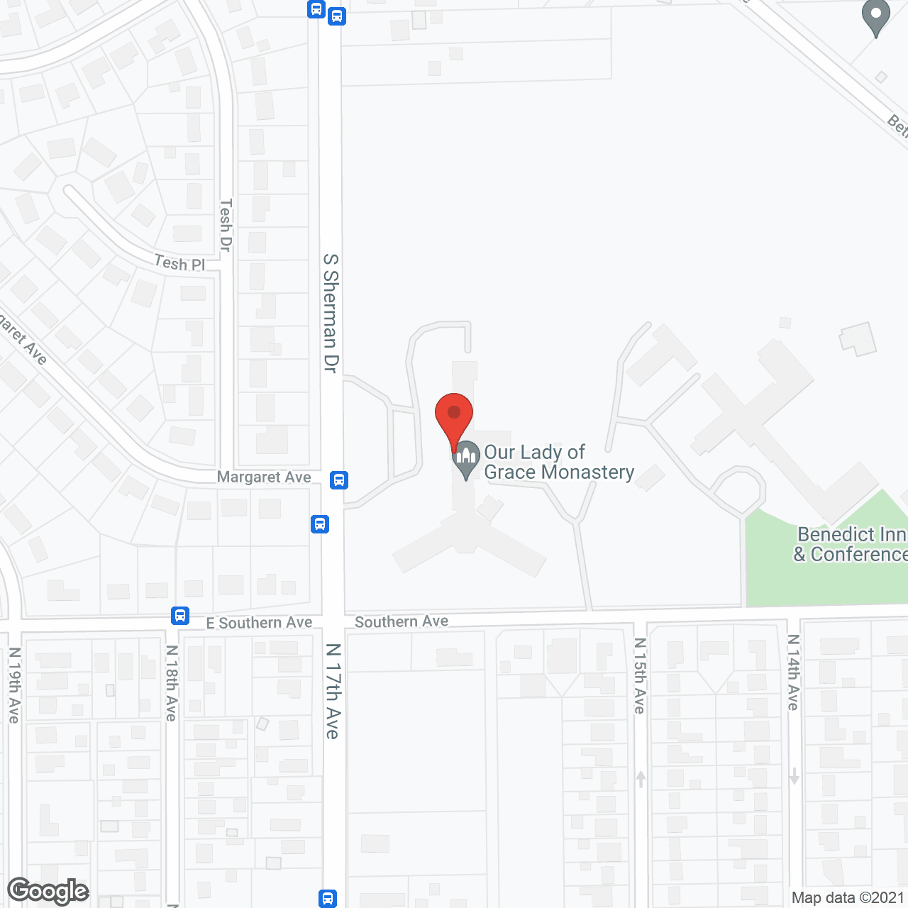 Map of the neighborhood around St Paul Hermitage LLC