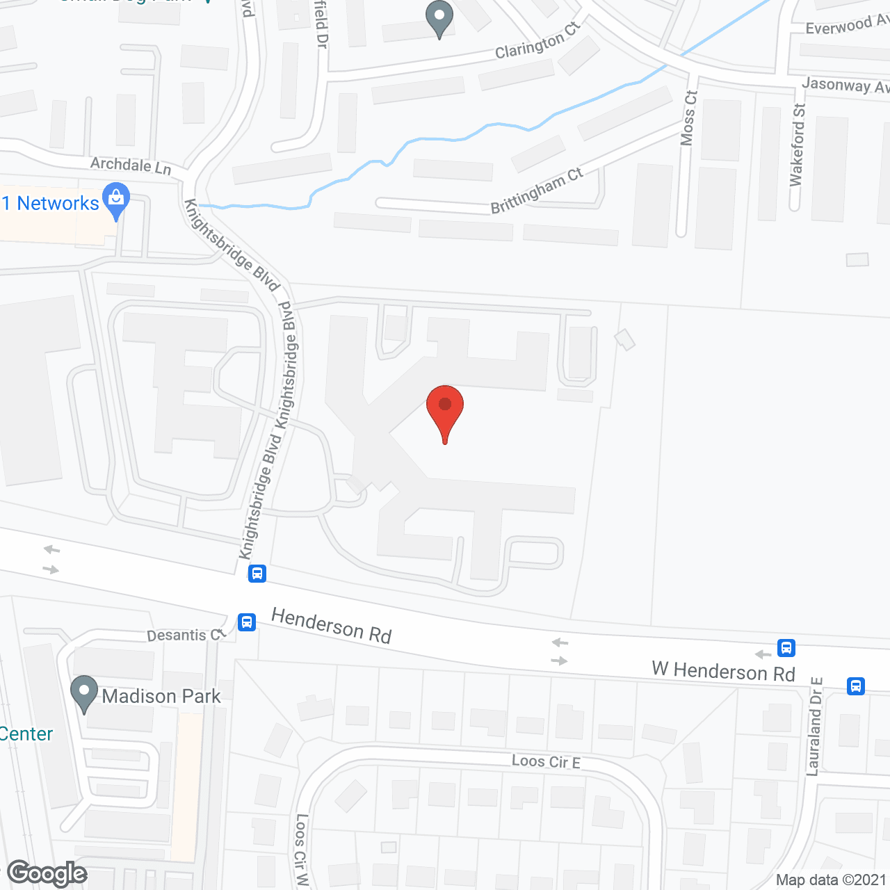 Map of the neighborhood around The Forum at Knightsbridge