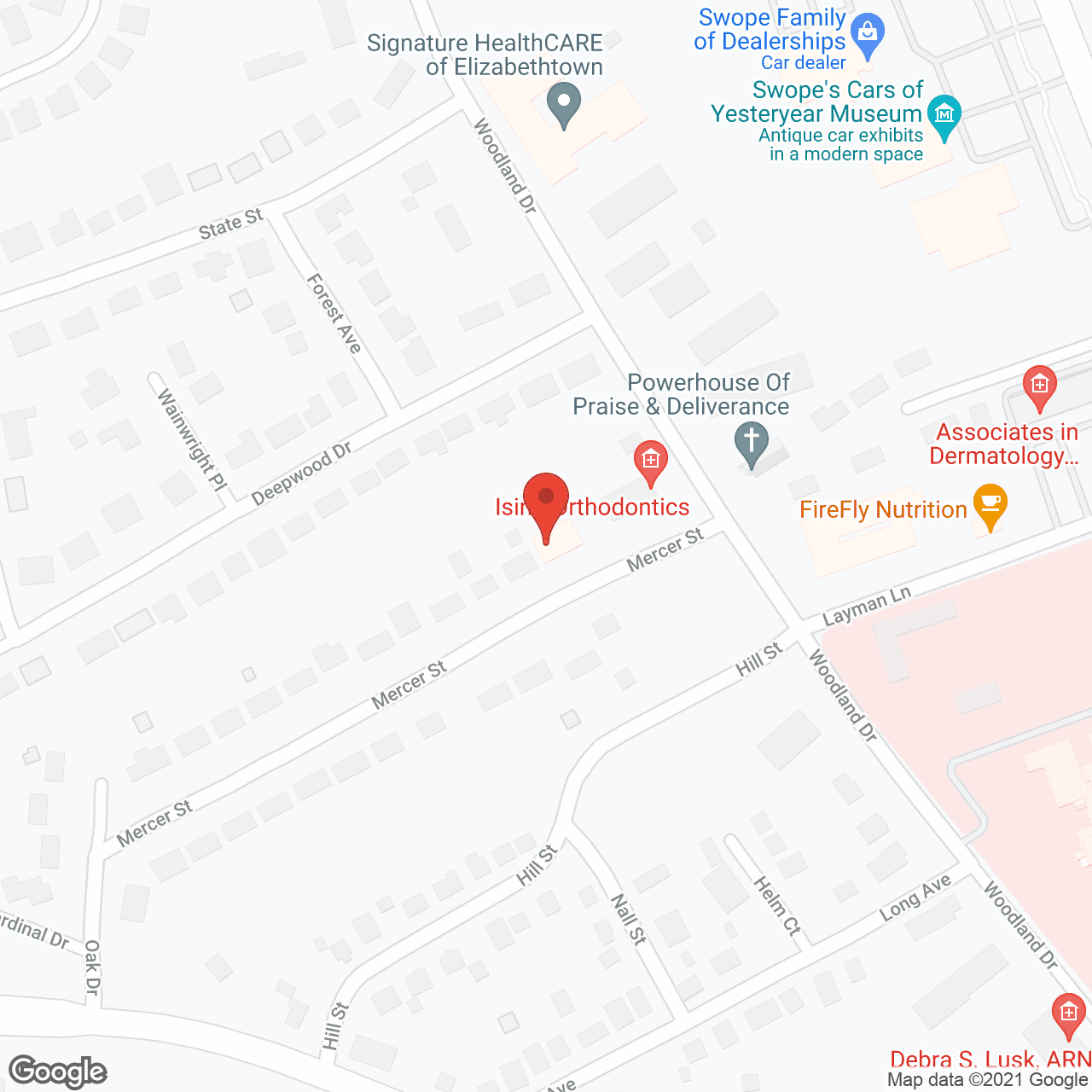 Map of the neighborhood around Taylor Made Assisted Living
