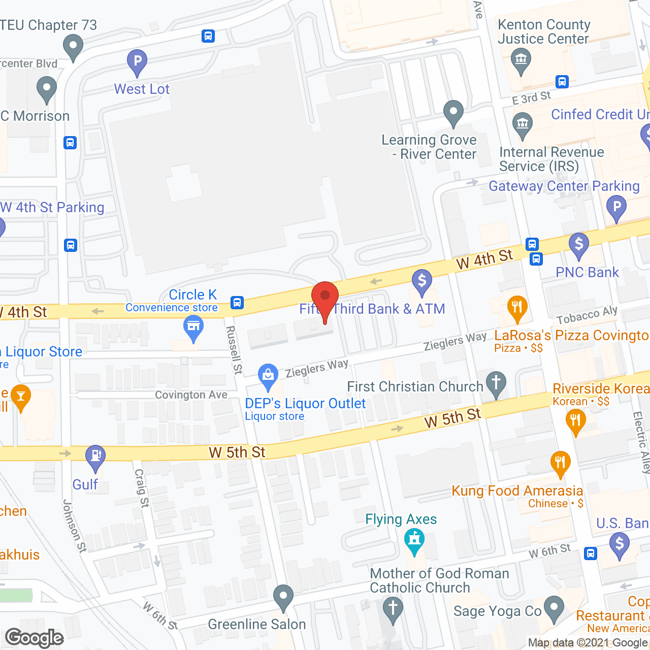 Map of the neighborhood around Panorama Senior Citizen Apt