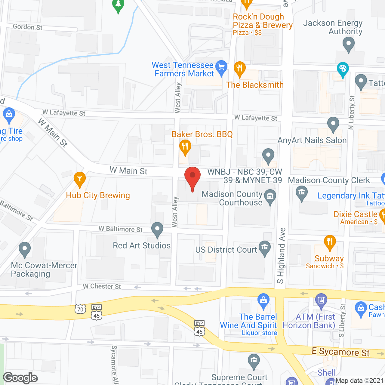 Map of the neighborhood around Long Term Care Ombudsman