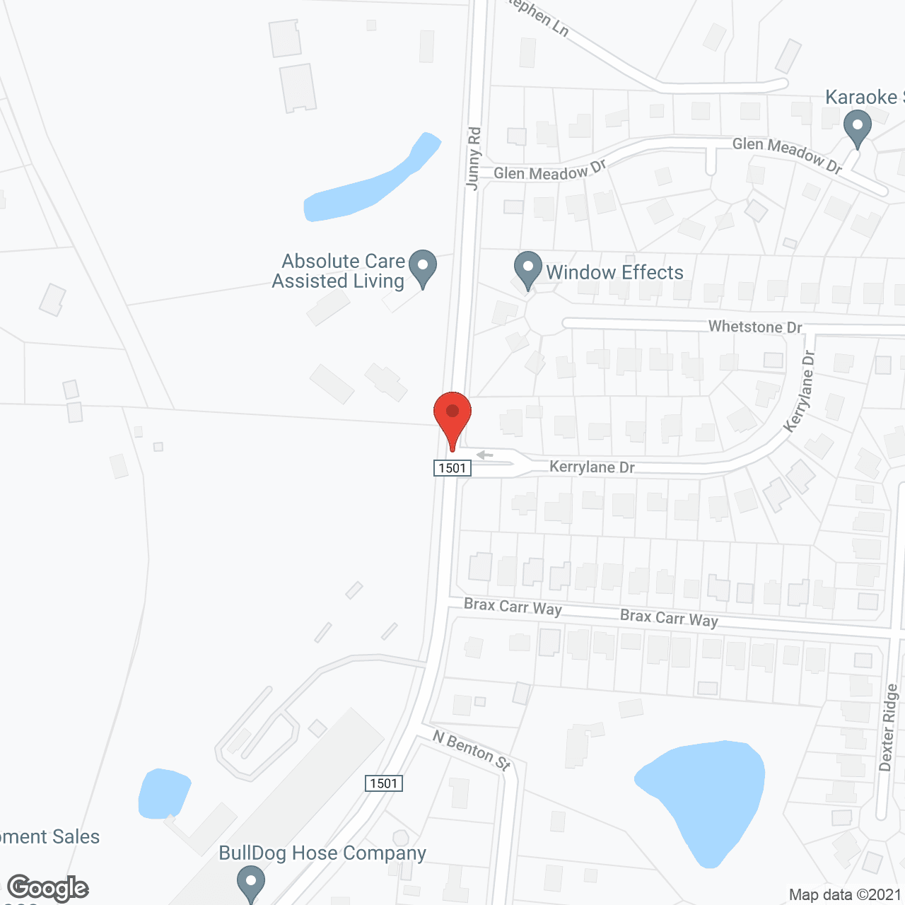 Map of the neighborhood around Primrose Villa