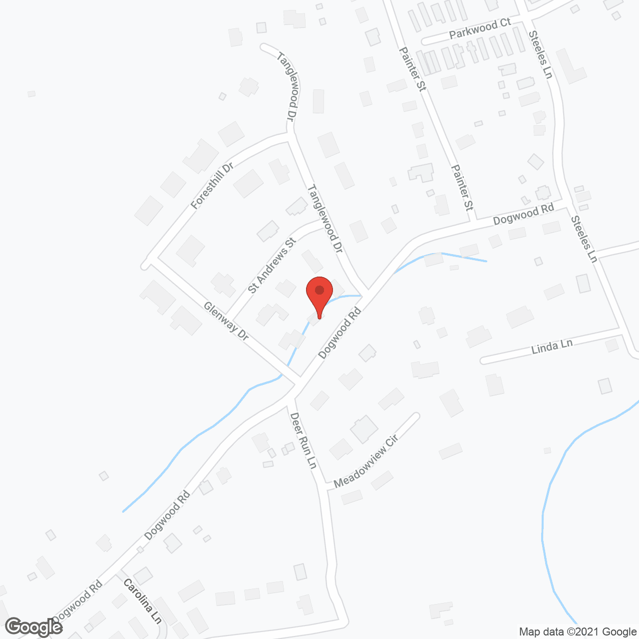 Map of the neighborhood around Mother of Christ Julinoel,