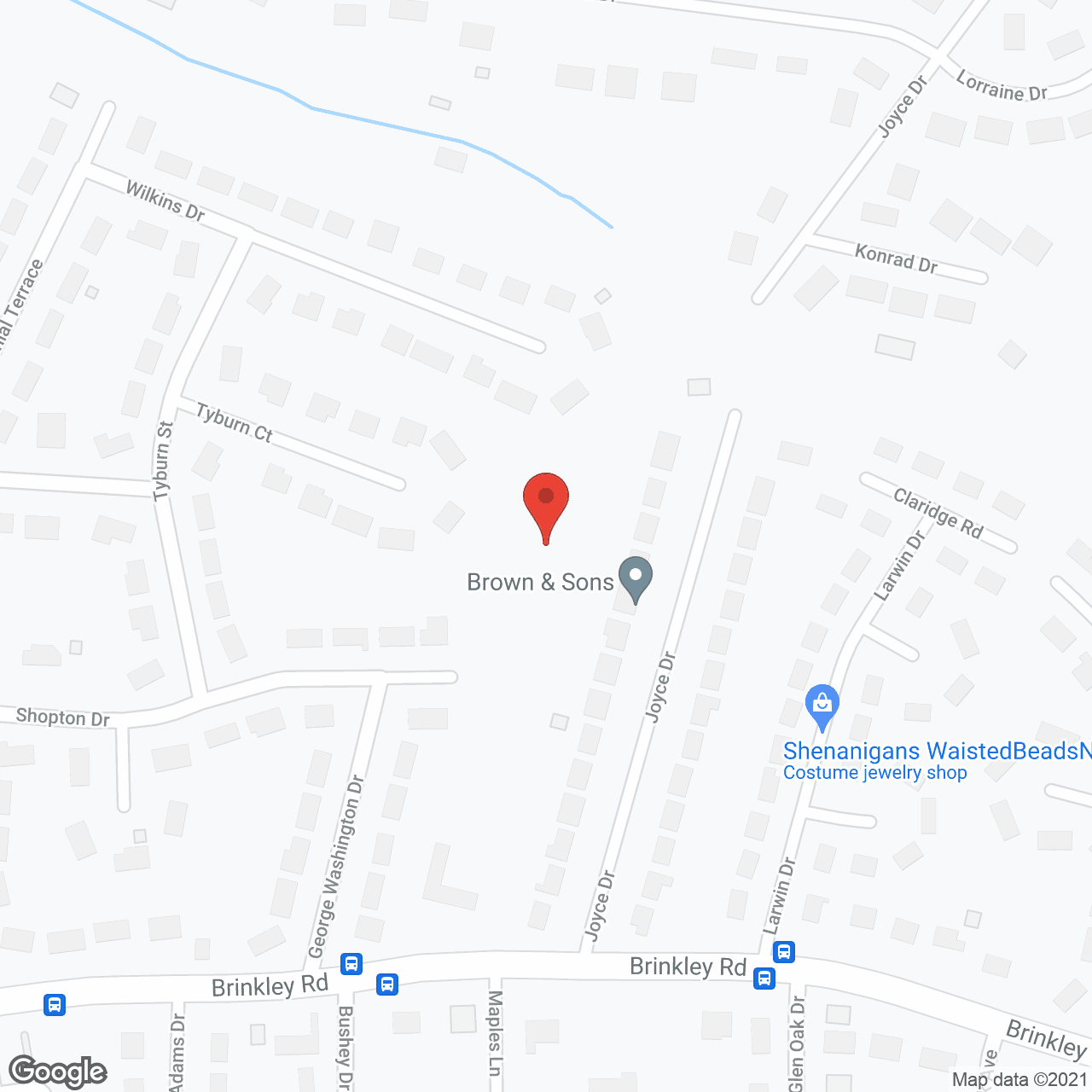 Map of the neighborhood around Lifesprings Eldercare Inc #2
