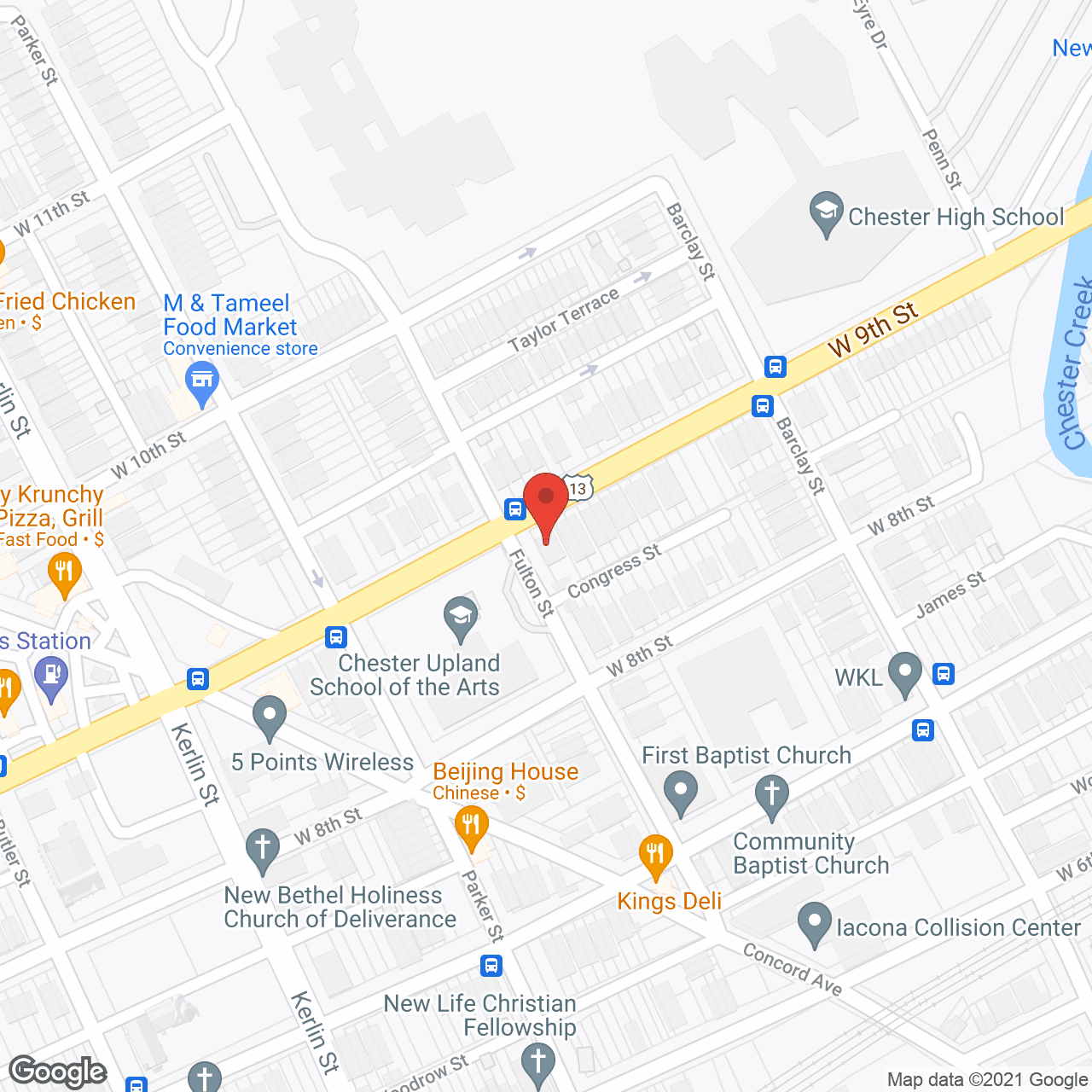 Map of the neighborhood around Catherine Davis Personal Care