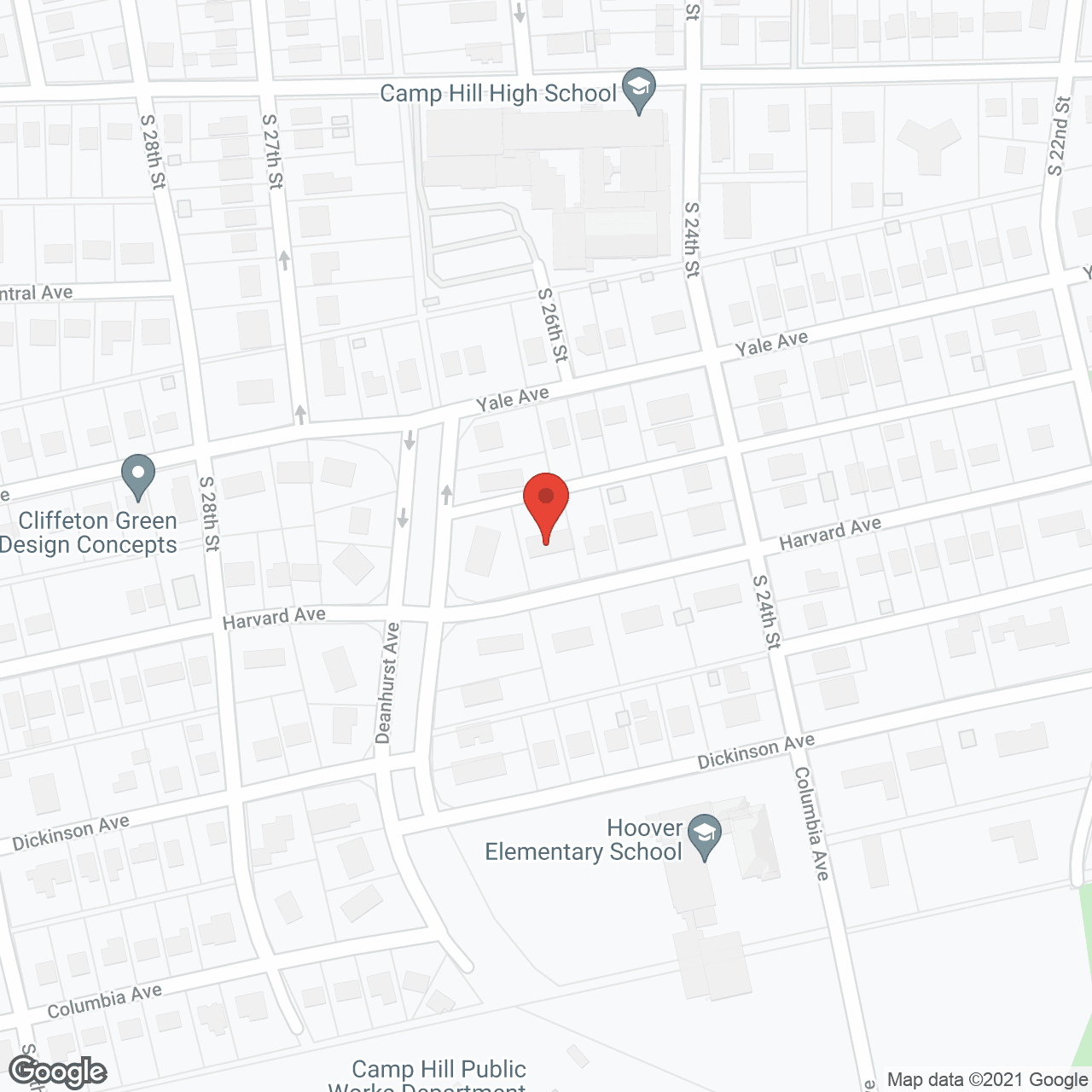 Map of the neighborhood around Elder Care Options Inc