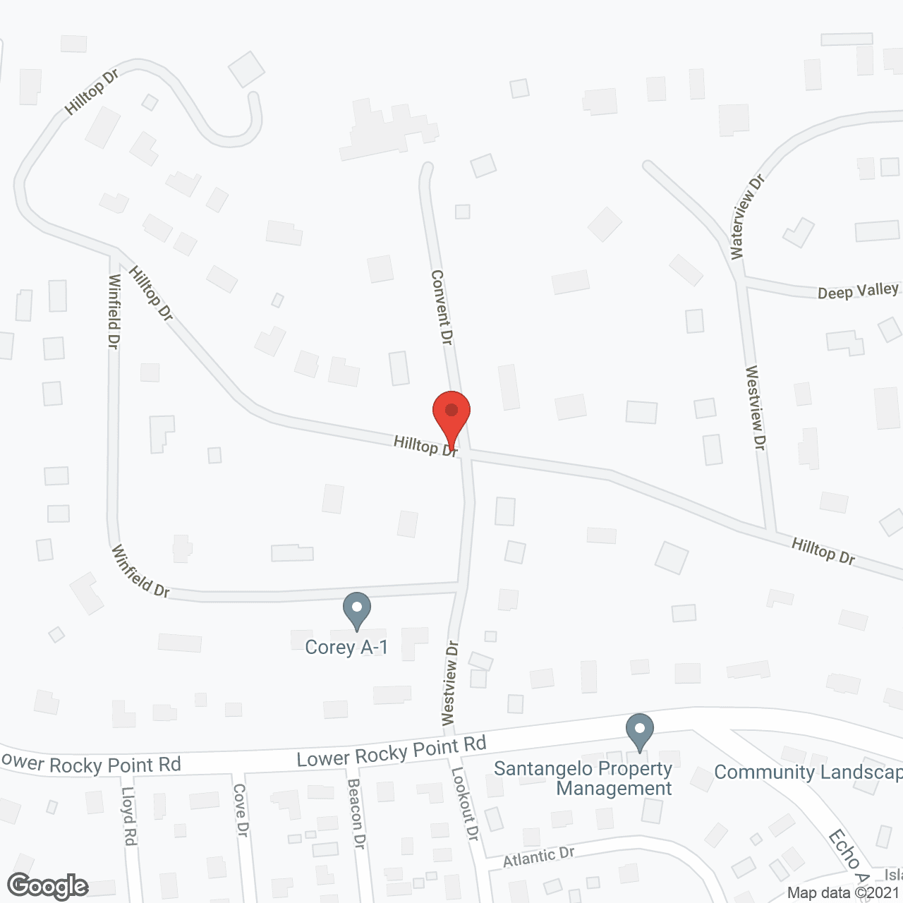 Map of the neighborhood around Daughters of Wisdom