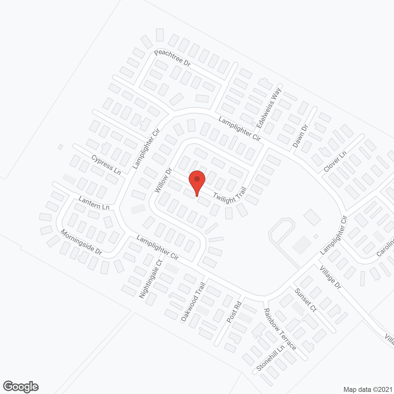 Map of the neighborhood around Country View Village