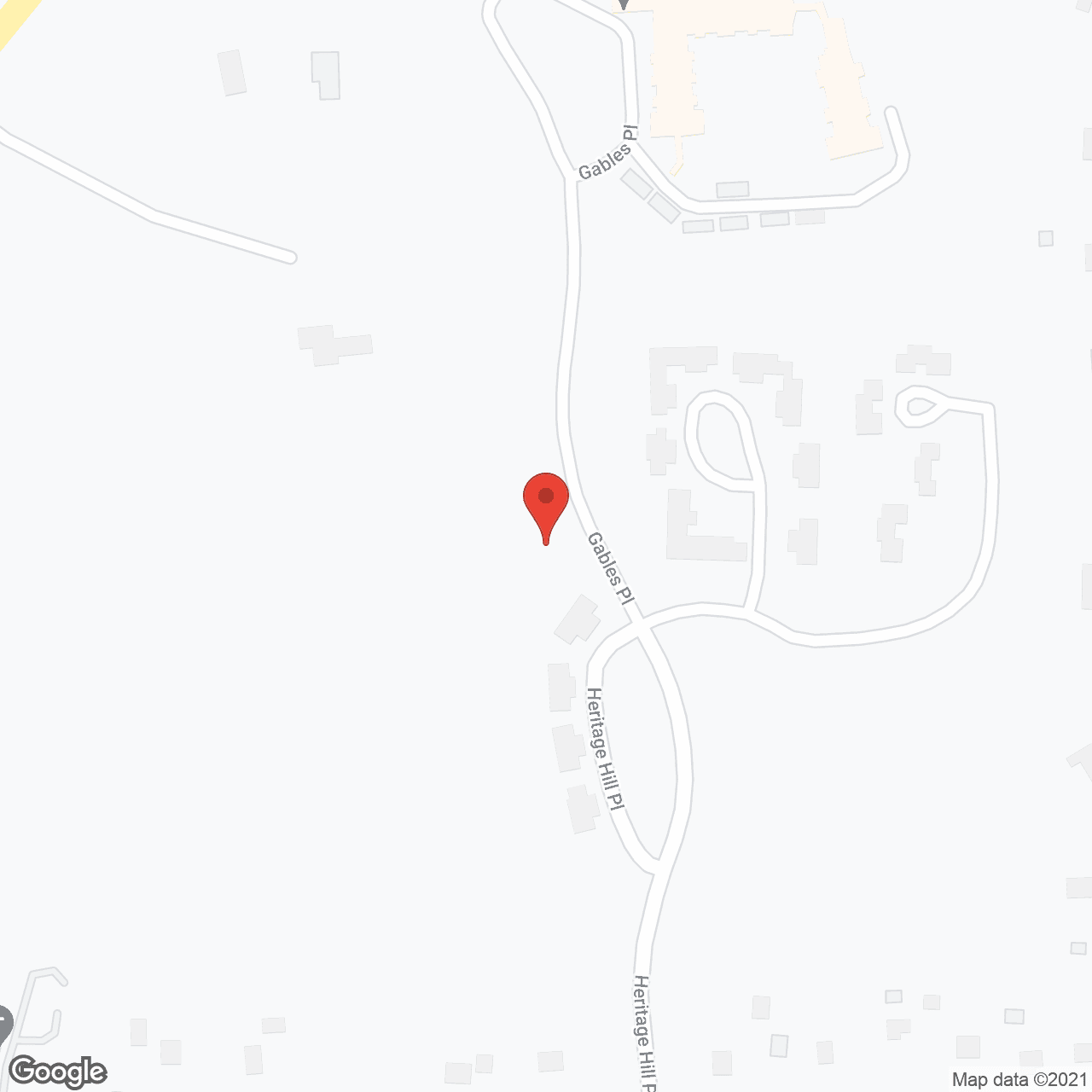 Map of the neighborhood around Meadows At East Mountain