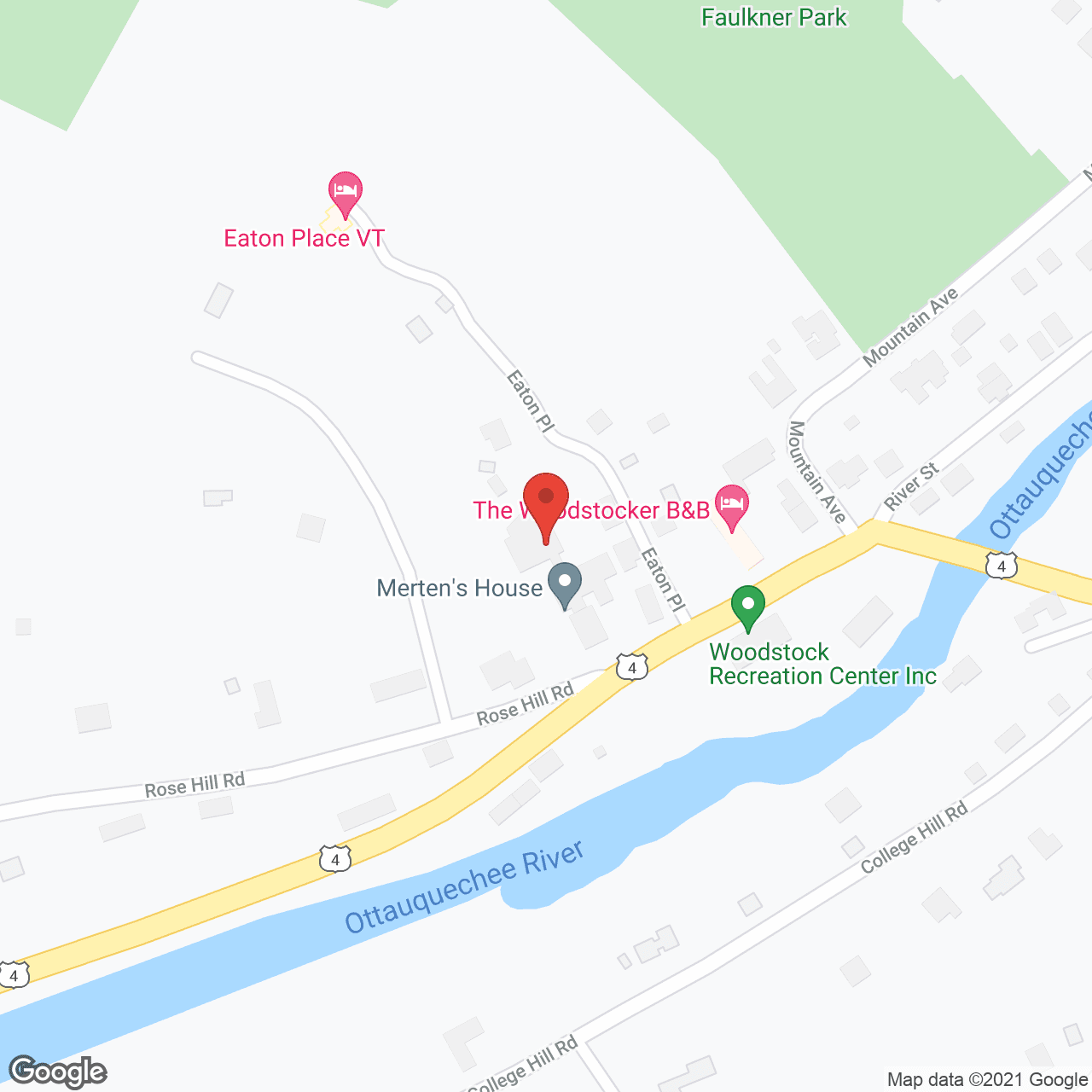 Map of the neighborhood around The Homestead, Inc