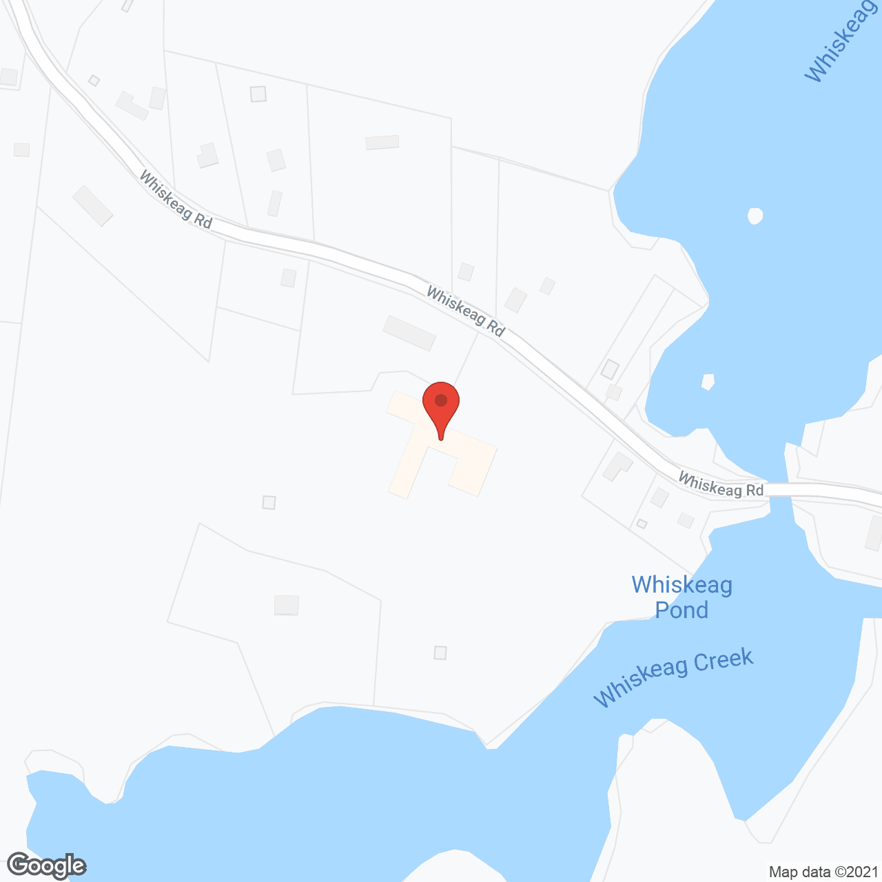 Map of the neighborhood around Hillhouse Assisted Living