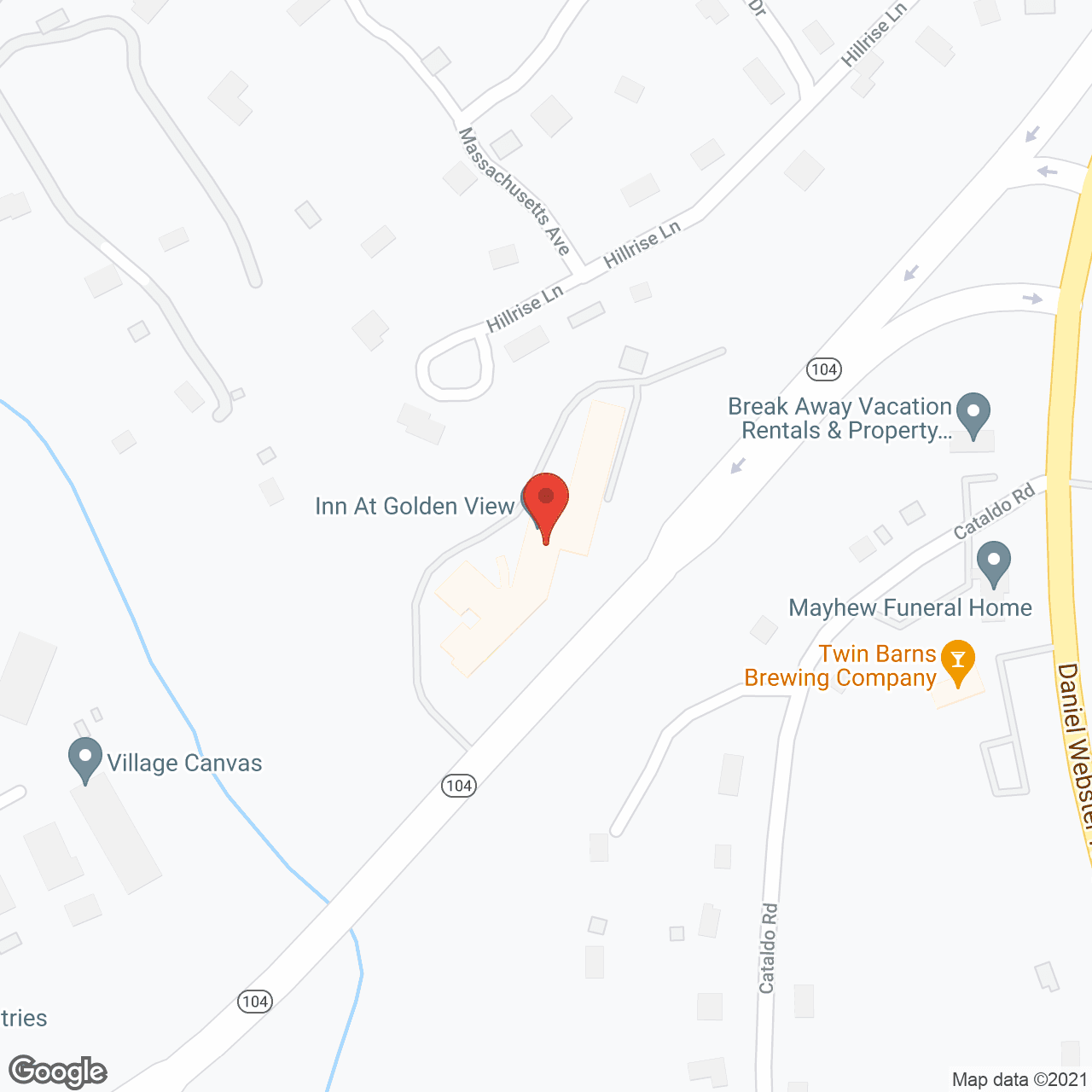 Map of the neighborhood around Golden View Health Care Assisted Living