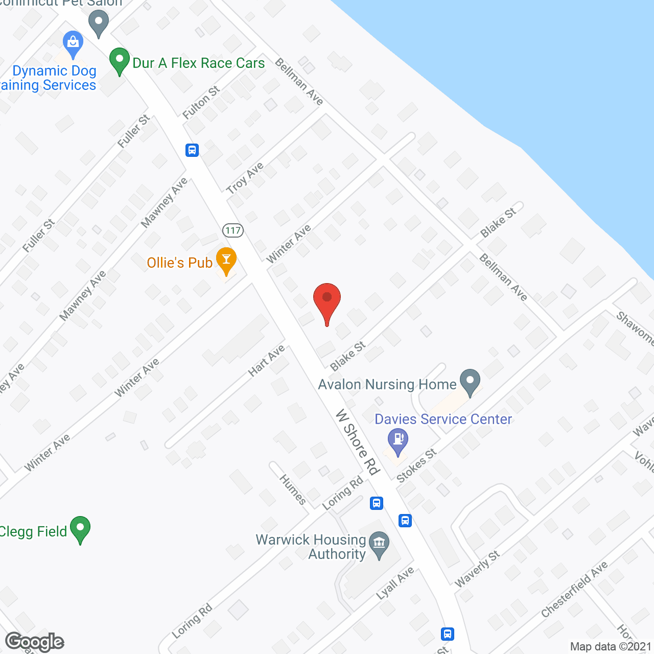 Map of the neighborhood around Beechwood Assisted Living