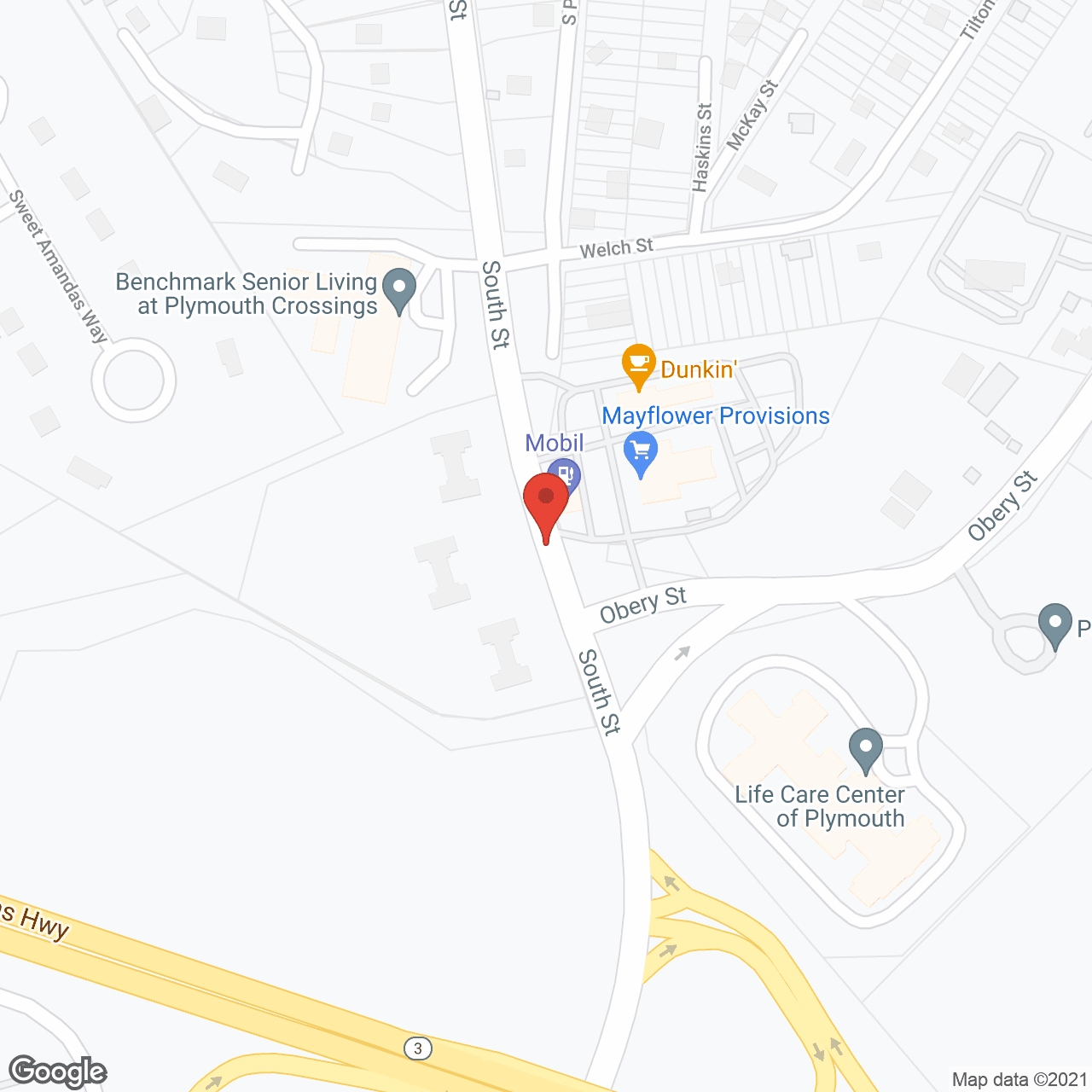 Map of the neighborhood around Benchmark Senior Living at Plymouth Crossings