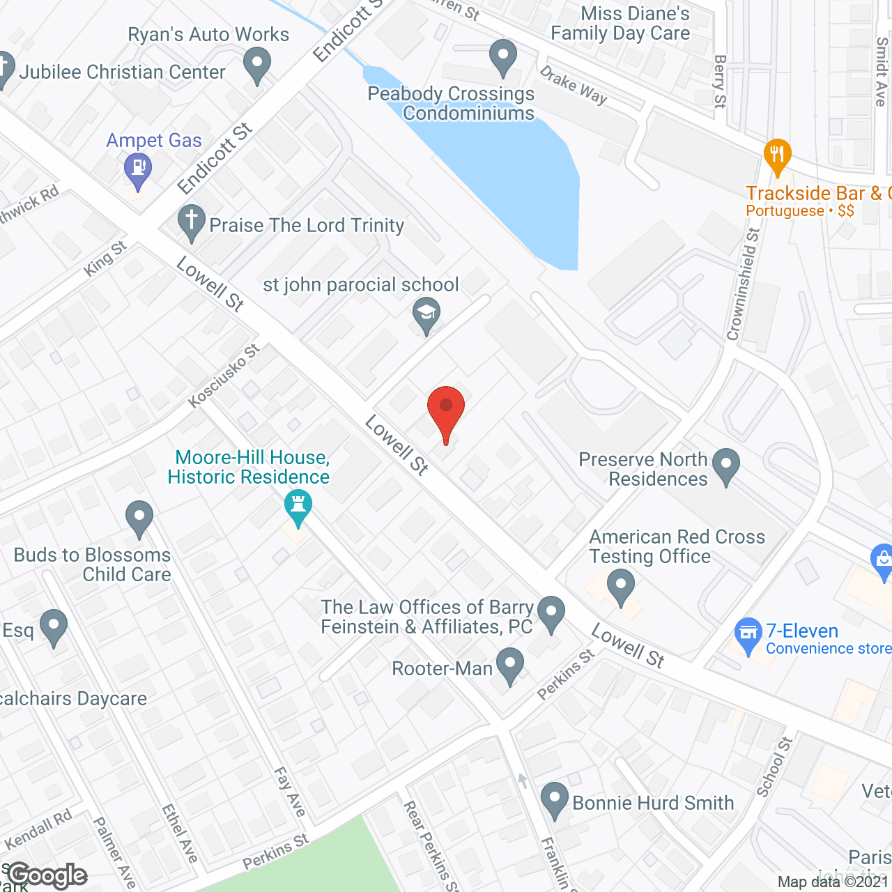 Map of the neighborhood around Charles Haven For Aged Men