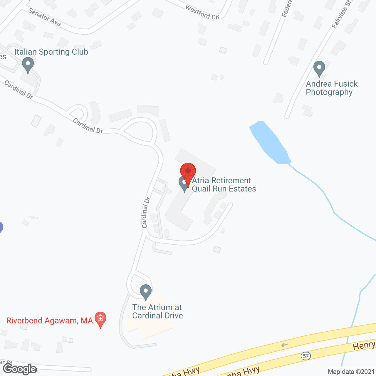 Map of the neighborhood around Holiday Quail Run Estates