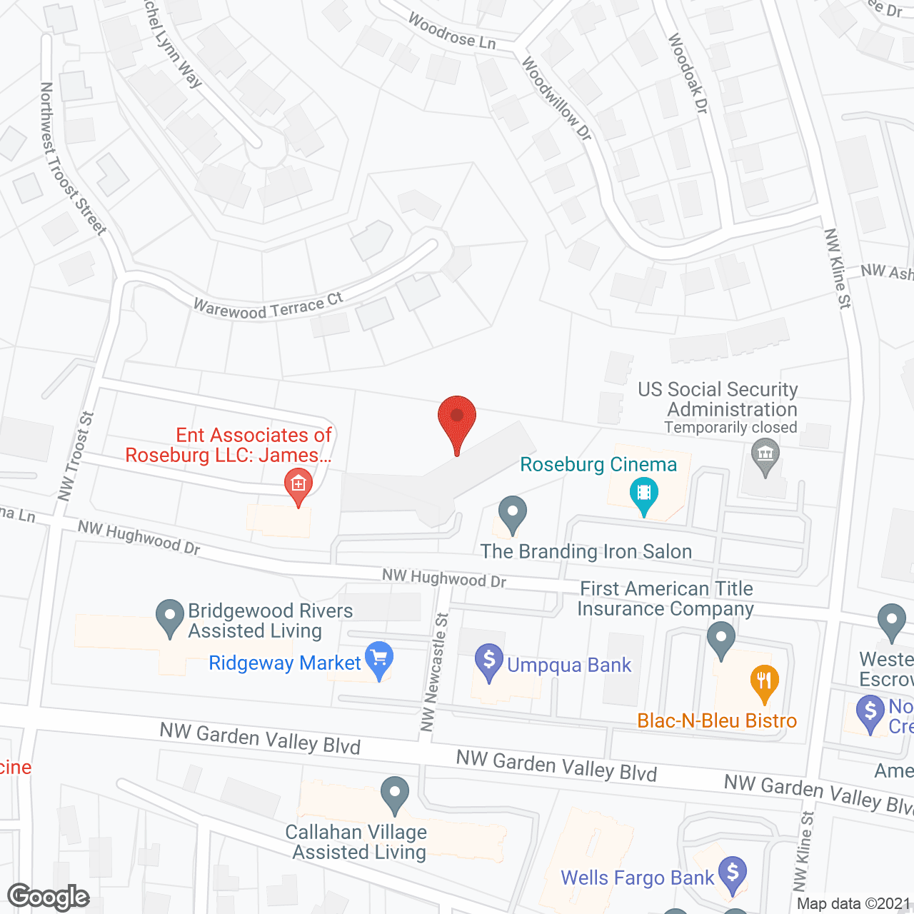 Map of the neighborhood around Holiday Garden Valley