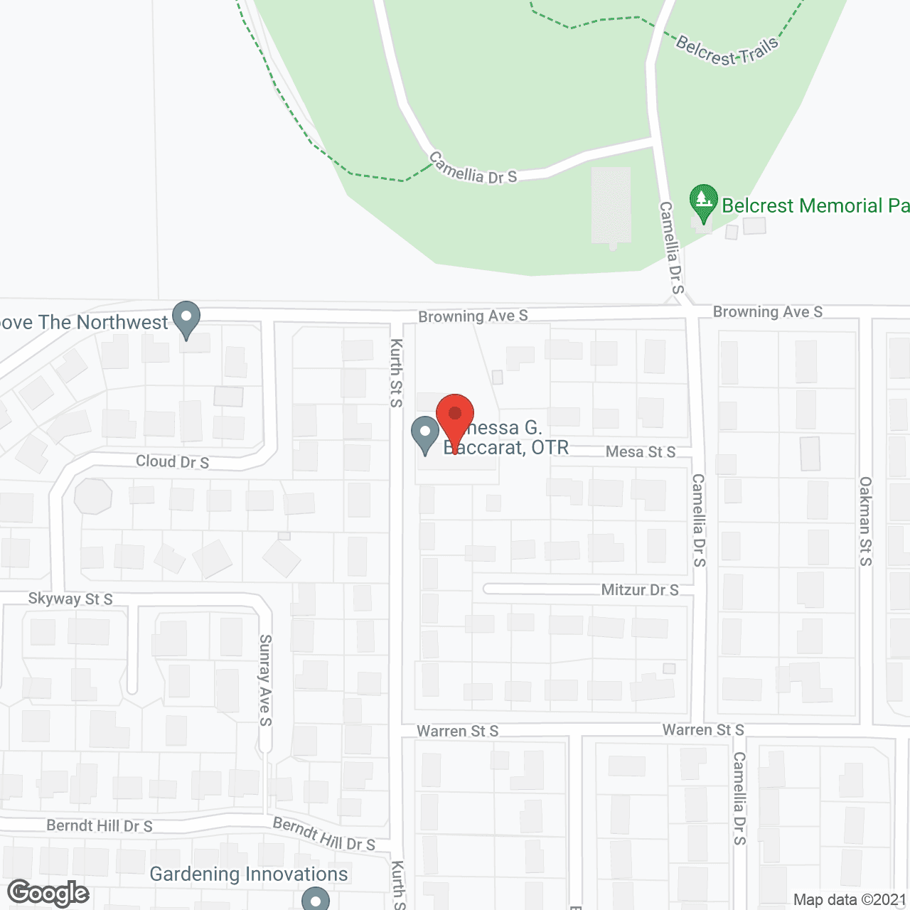 Map of the neighborhood around Avamere Salem Transitional Care