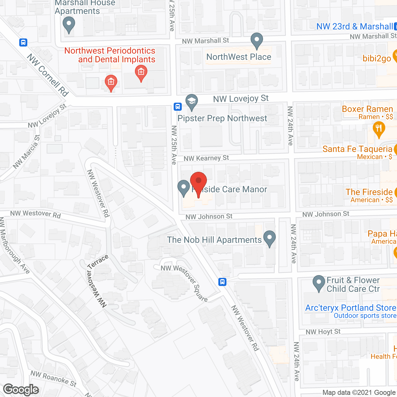 Map of the neighborhood around Arbor Senior Living