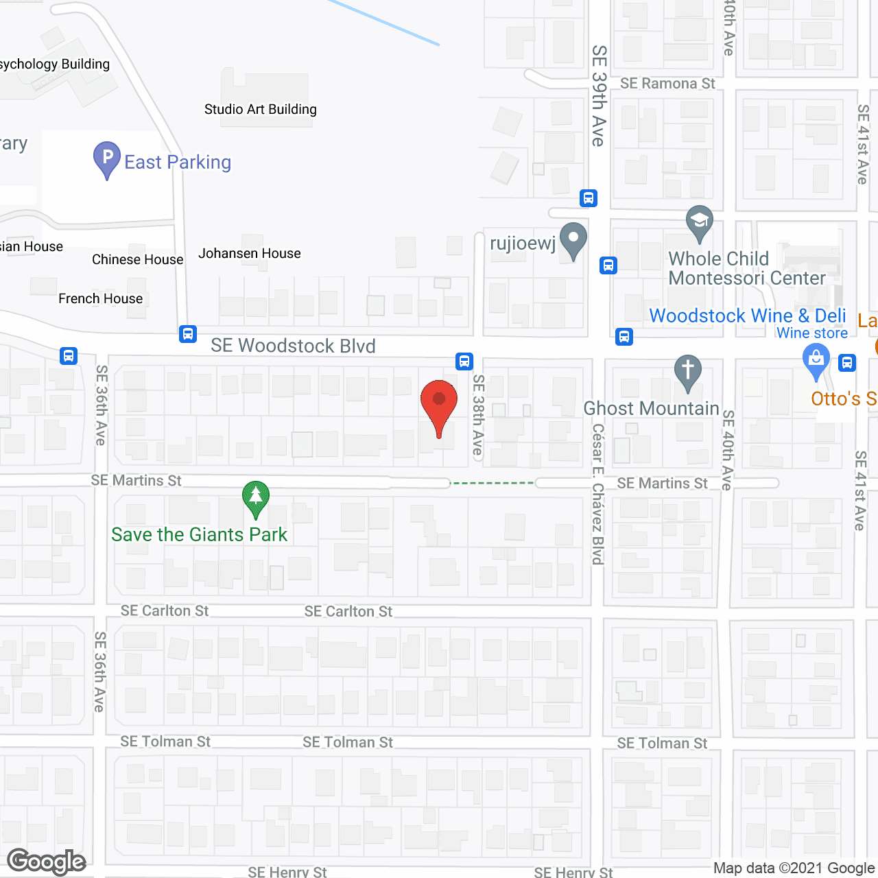 Map of the neighborhood around Dove Care Services, Inc.