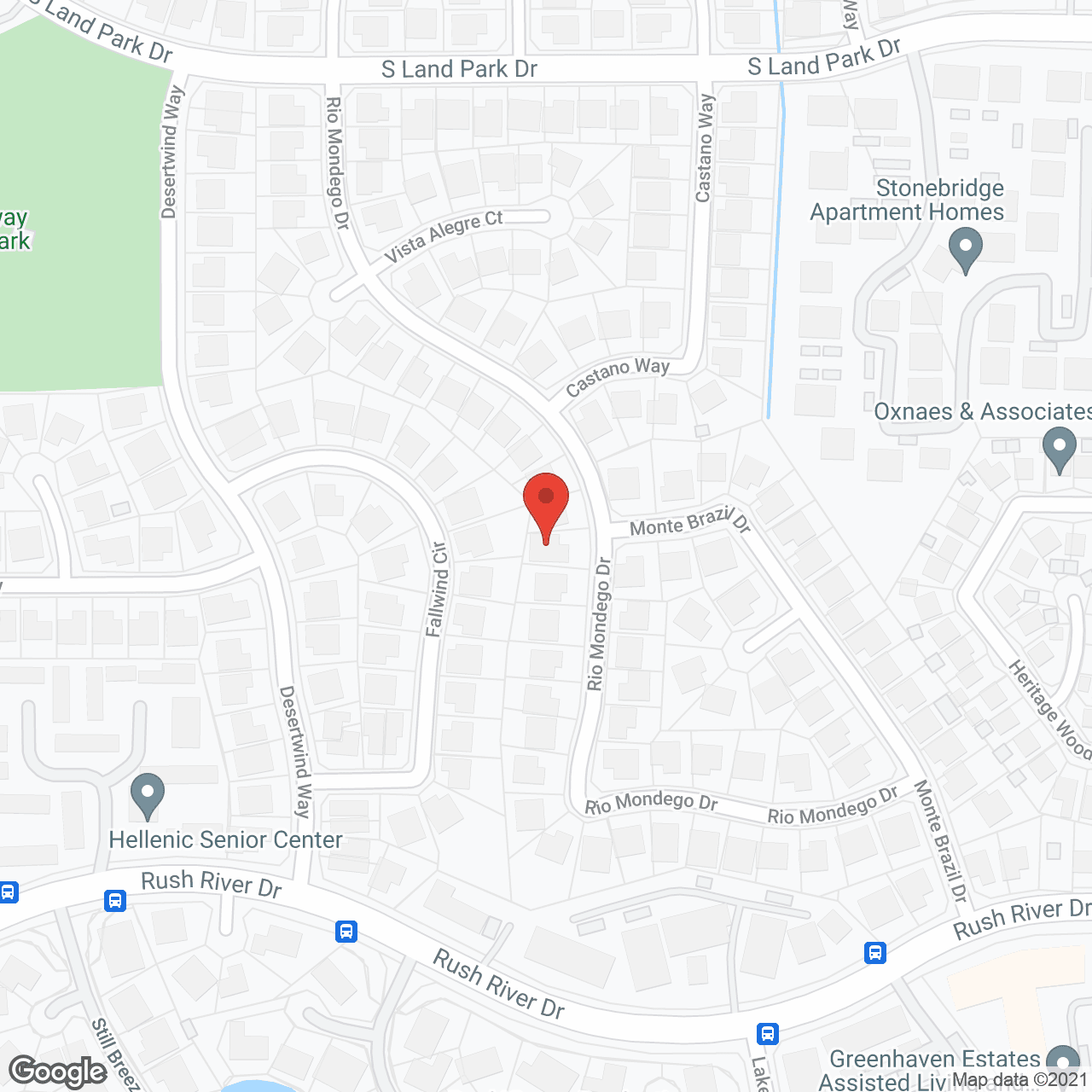 Map of the neighborhood around Gana's Care Home
