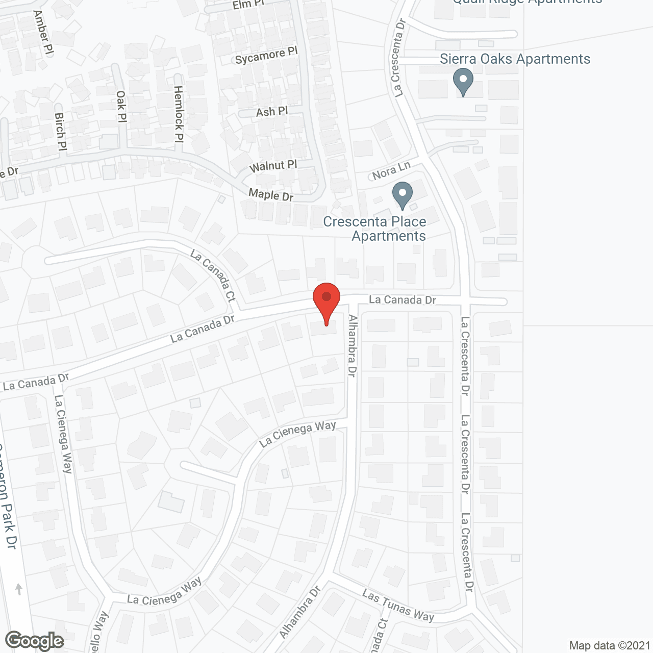 Map of the neighborhood around Larc's Care Home