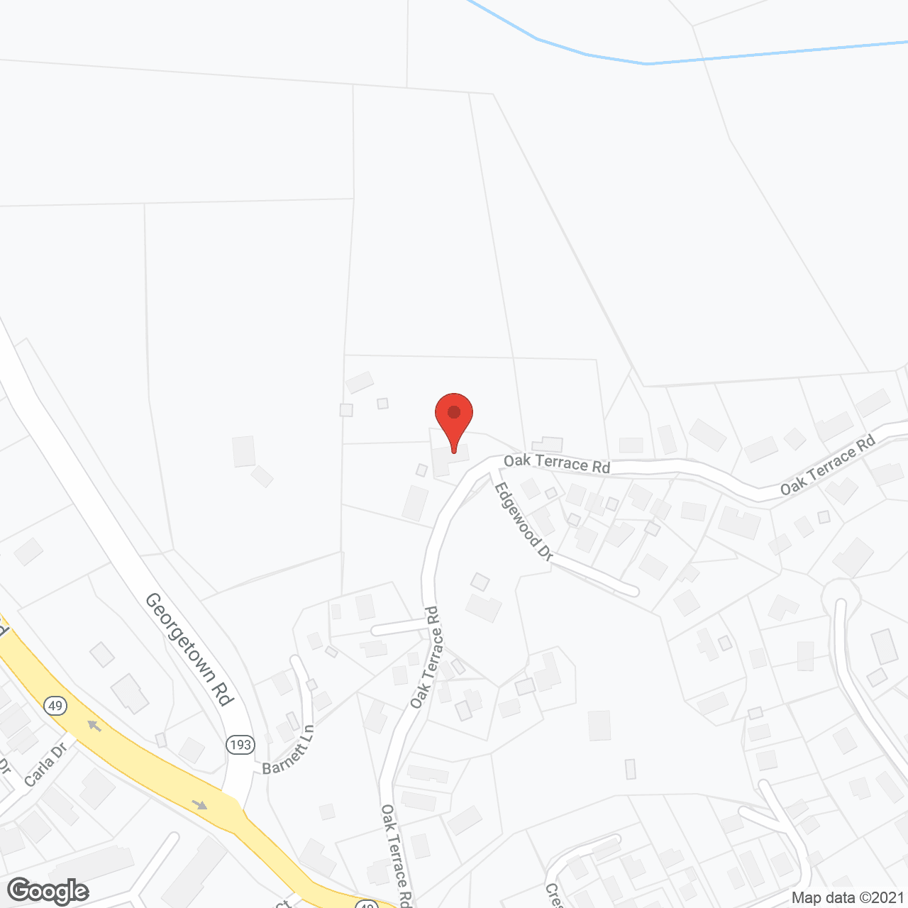 Map of the neighborhood around Valley View Guest Home