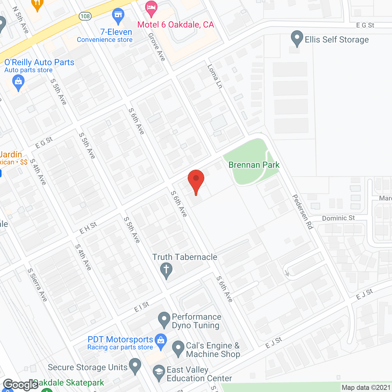 Map of the neighborhood around Parkview Home For the Elderly
