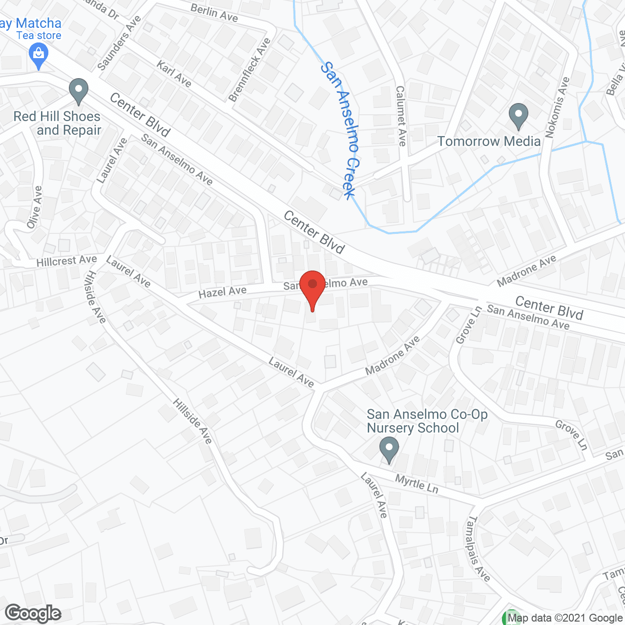 Map of the neighborhood around Mc Garr House II