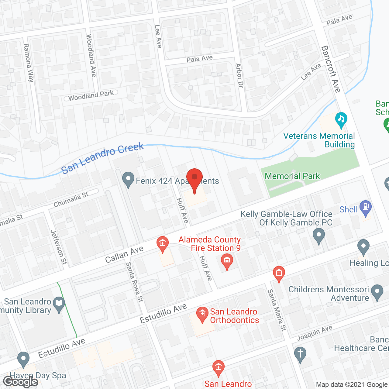 Map of the neighborhood around Jones Rest Home