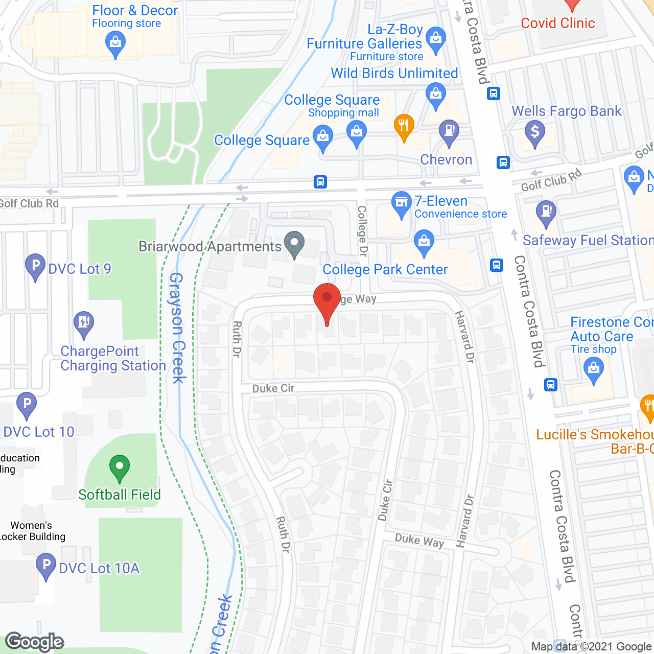 Map of the neighborhood around Sun Valley Residential Care
