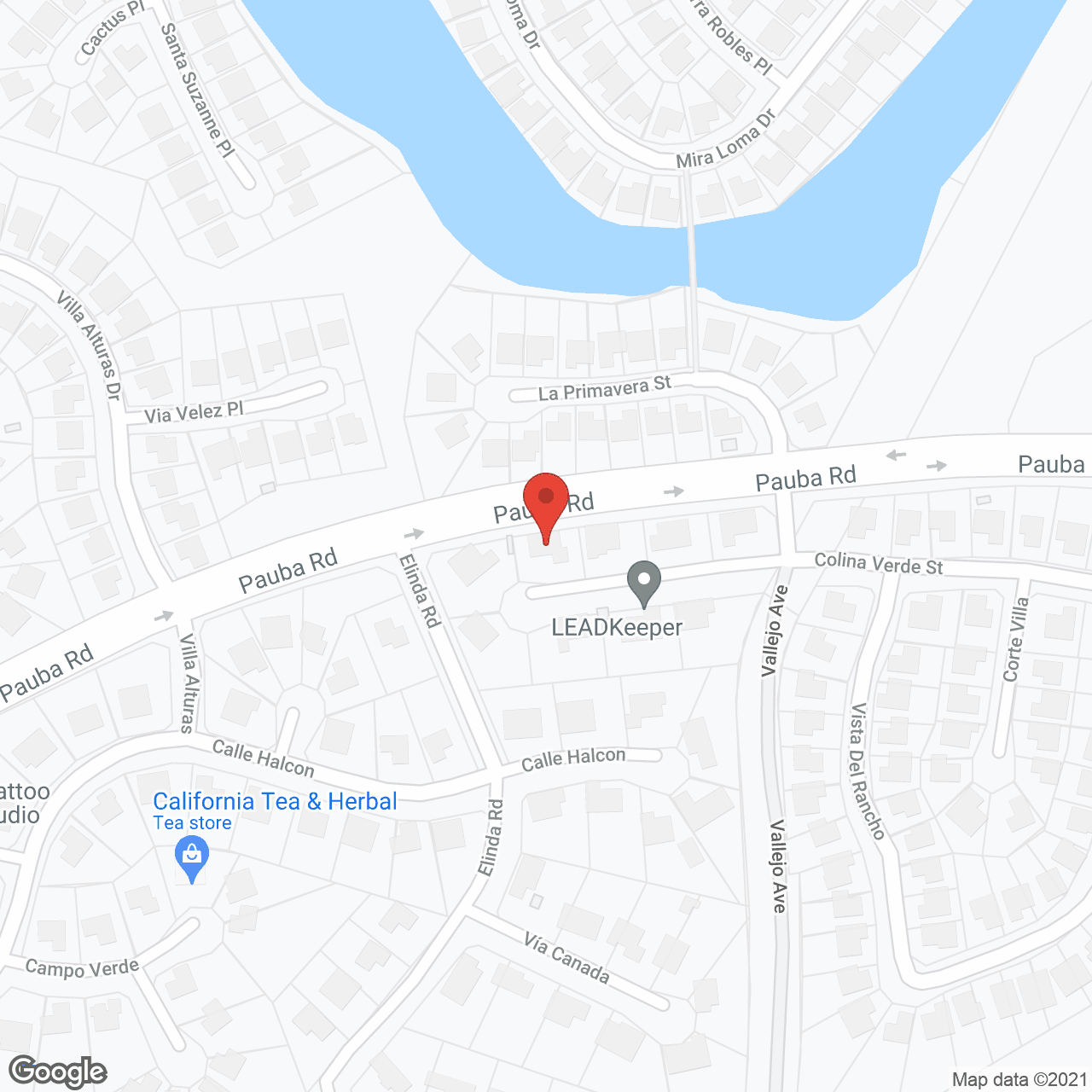 Map of the neighborhood around Hospitality House