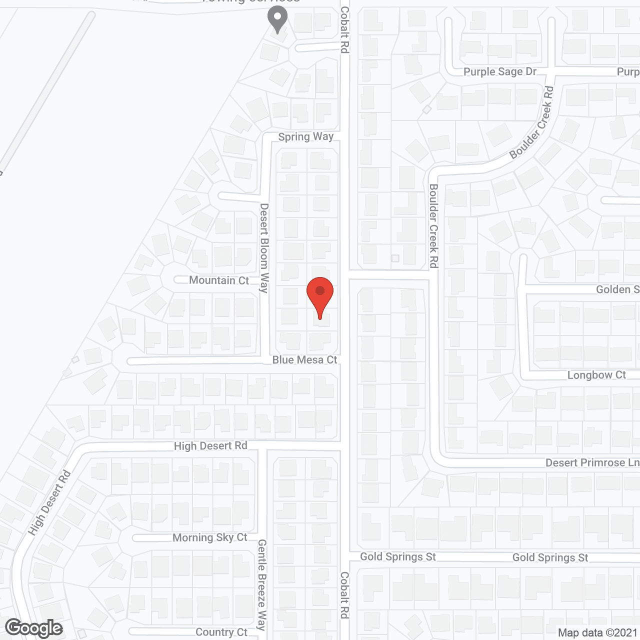 Map of the neighborhood around Gardenview Residential Care