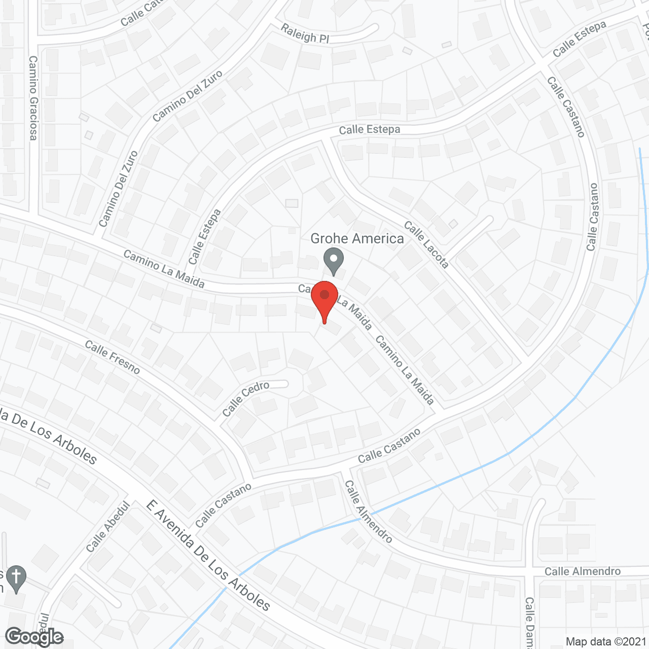 Map of the neighborhood around Sunshine Manor